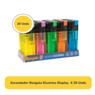 Encendedor Bengala Electrico Display x 20 Unds