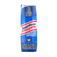 Aguardiente Antioqueño Azul Sin Azucar Tetra 1050 ml