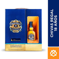 Pack Whisky Chivas Regal 18 Years x 700 ml + Miniaturas