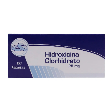 Hidroxicina (Coas) Clorhidrato 25 mg x 20 Tabletas