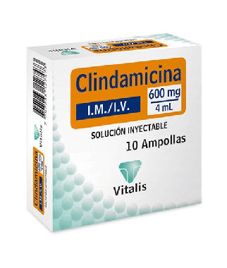 Clindamicina (Vt)  600 mg x 10 Ampollas