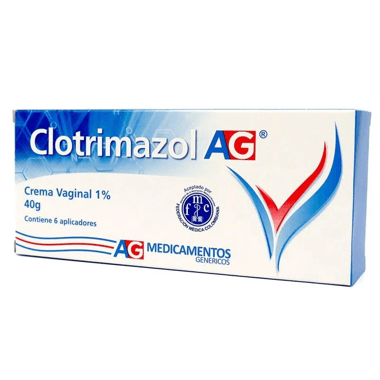 Clotrimazol AG Crema Vaginal 1 % x 40 gr x 6 Aplicadores