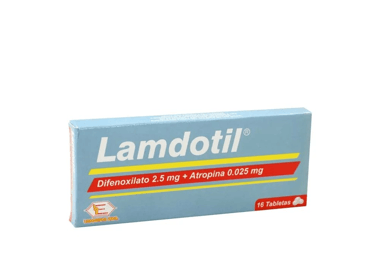 Lamdotil Difenox + Atrop Caja x 16 Tabletas