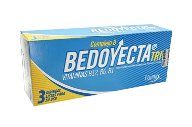 Bedoyecta Tri Humax Complejo B Vitaminas B12-B6-B1 x 3 Jeringas