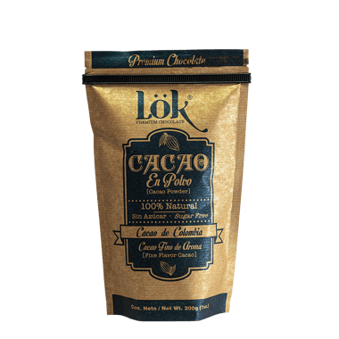 Cacao En Polvo LOK Sin Azúcar x 200 gr