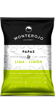 Papas Monterojo Lima Limón x 115 gr