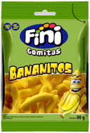 Gomas Bananitos Un x 80 gr