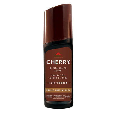 Betún Cherry Líquido Marrón Frasco x 60 ml