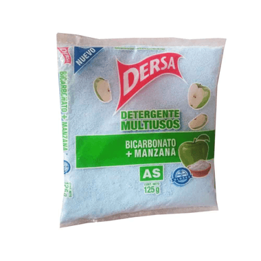 Detergente Dersa As Bicarbonato Manzana Bolsa Bolsa x 125 gr