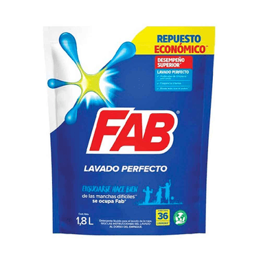 Detergente Fab Líquido Floral Doypack x 1.8 L