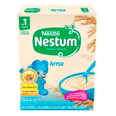 Cereal Infantil Nestum Arroz Caja x 350 gr