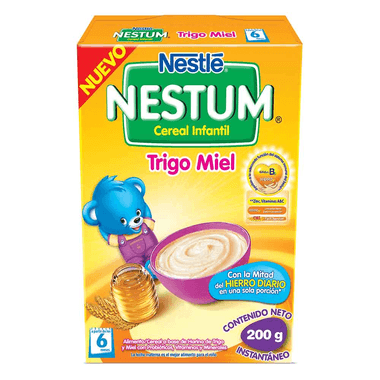 Cereal Infantil Nestum Trigo y Miel Caja x 200 gr