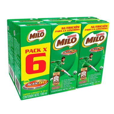 Milo Activ Go Display x 6 Un x 180 ml