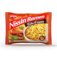 Sopa Nissin Ramen Pollo Picante Bolsa x 85 gr