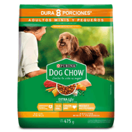 Concentrado Dog Chow Adultos Raza Pequeña Bolsa x 475 gr