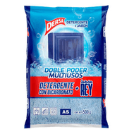 Detergente Dersa Bicarbonato + Jabón Rey Bolsa x 500 gr