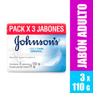 Jabón Johnsons Original Display x 3 Un x 110 gr