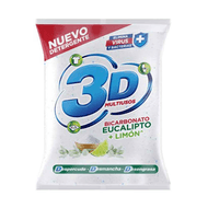 Detergente 3D Bicarbonato Eucalipto + Limón Bolsa x 1 Kg