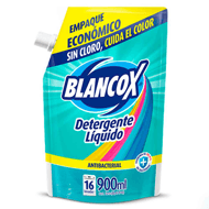 Detergente Blancox Líquido Antibacterial Doypack x 900 ml