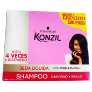 Shampoo Konzil Seda Líquido + Vitamina 12 Display x 18 Un x 25 ml