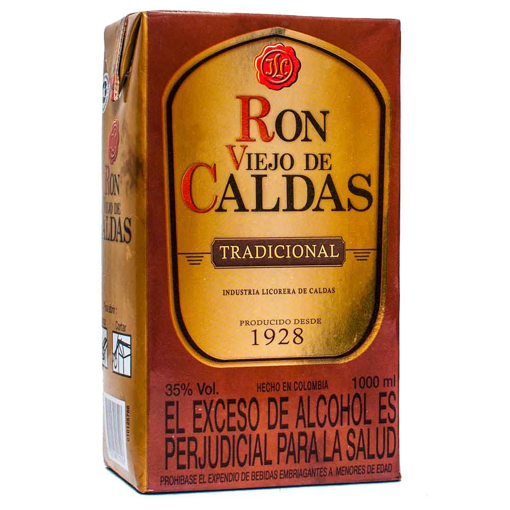 Ron Viejo De Caldas Tetrapack X 1000 Ml
