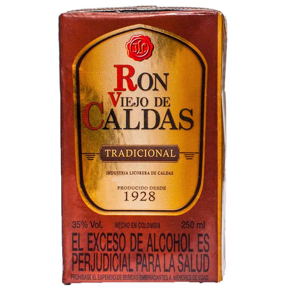 Ron Viejo De Caldas Tetrapack x 250 ml