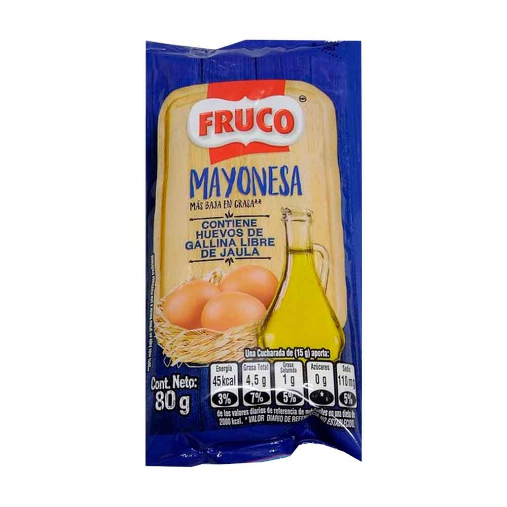 Mayonesa Fruco Display x 12 Unidades x 80 gr