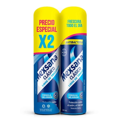 Spray Mexsana Clasico Antibacterial x 260 ml x 2 Un