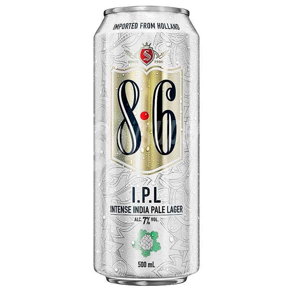 Cerveza 8-6 IPL Bavaria Lata x 500 ml