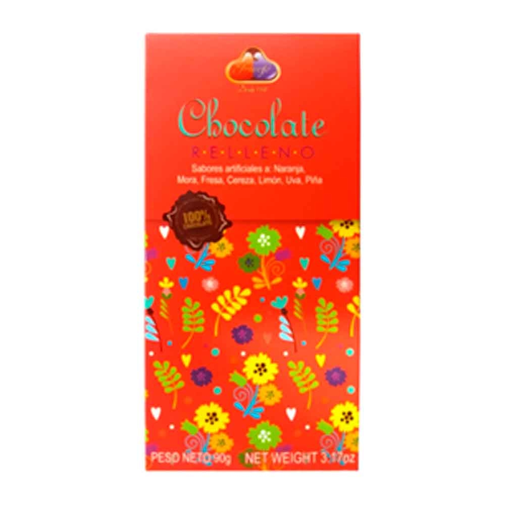 Chocolates Triunfo Fina Floral Caja x 90 gr