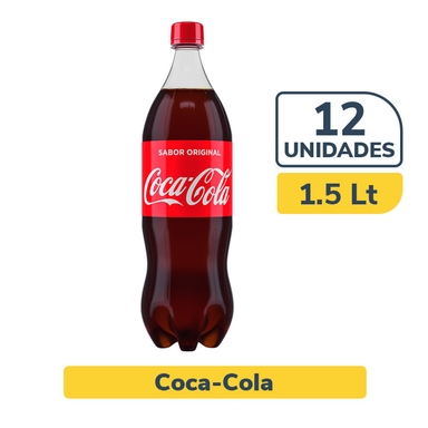 Coca Cola 1.5 Lt Pet x 12  Un