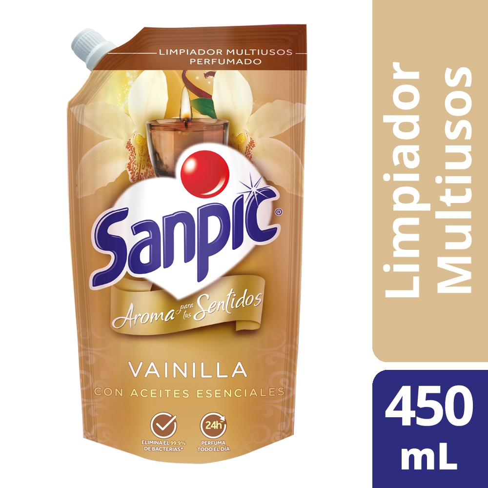 Limpia Pisos Sanpic Vainilla Doypack x 450 ml