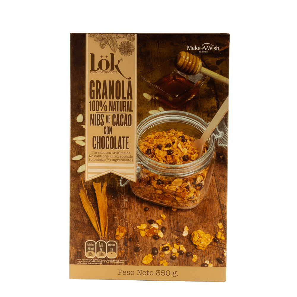 Granola Lök Nibs de Cacao x 350 gr